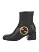 Gucci Blondie Interlocking G Logo Sock Boots