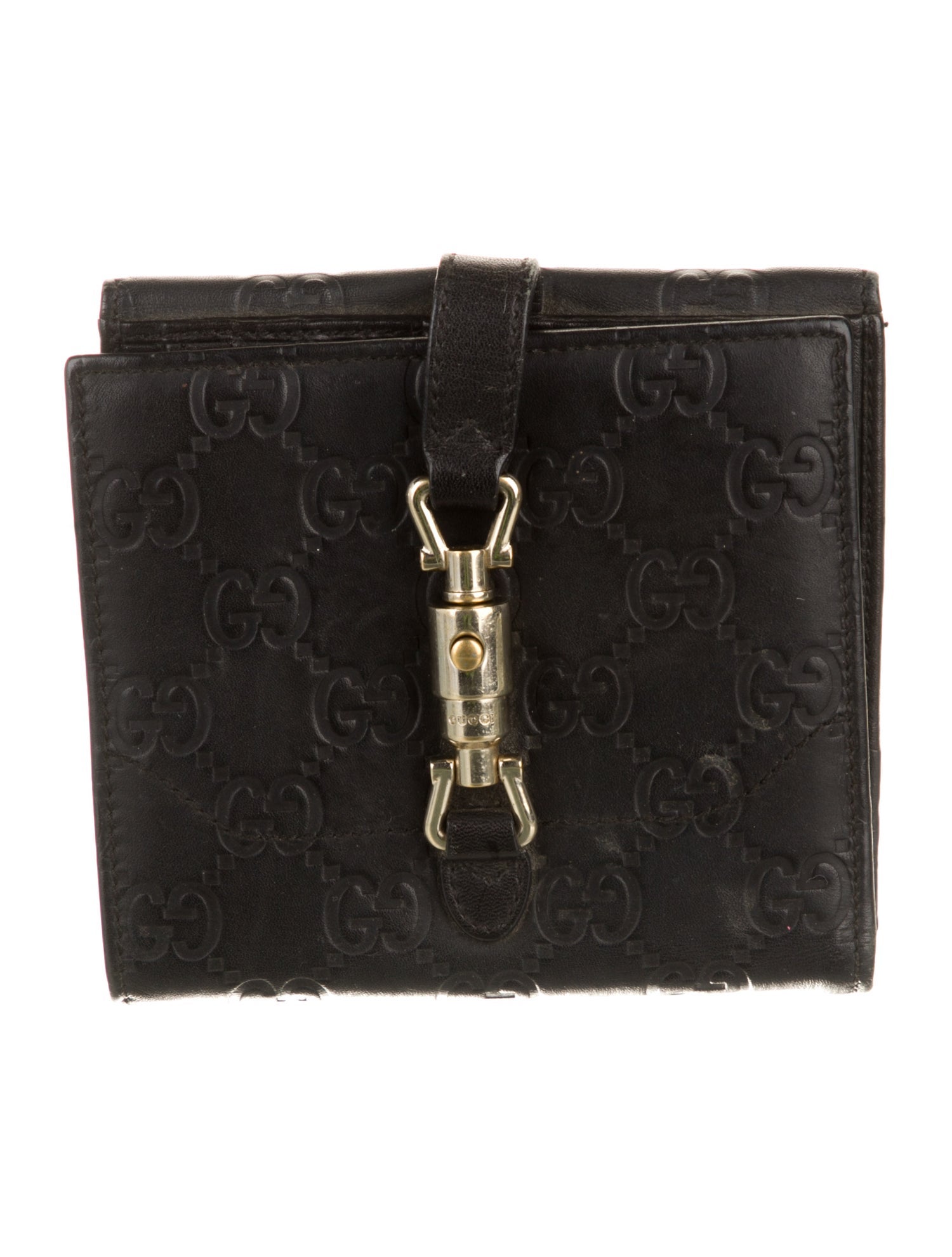 Gucci GG Signature Leather French Purse