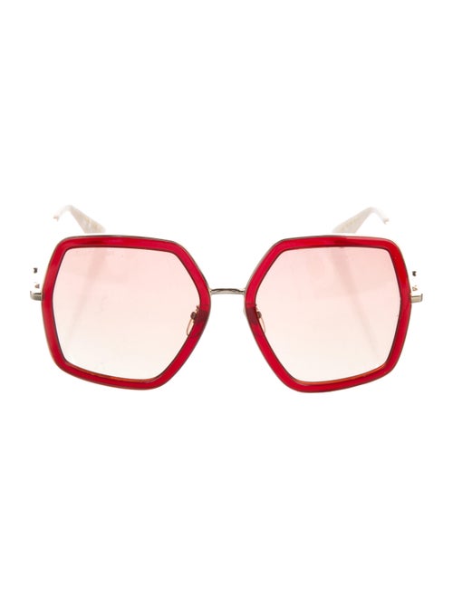 Gucci Interlocking G Logo Oversize Sunglasses