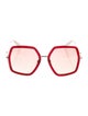 Gucci Interlocking G Logo Oversize Sunglasses
