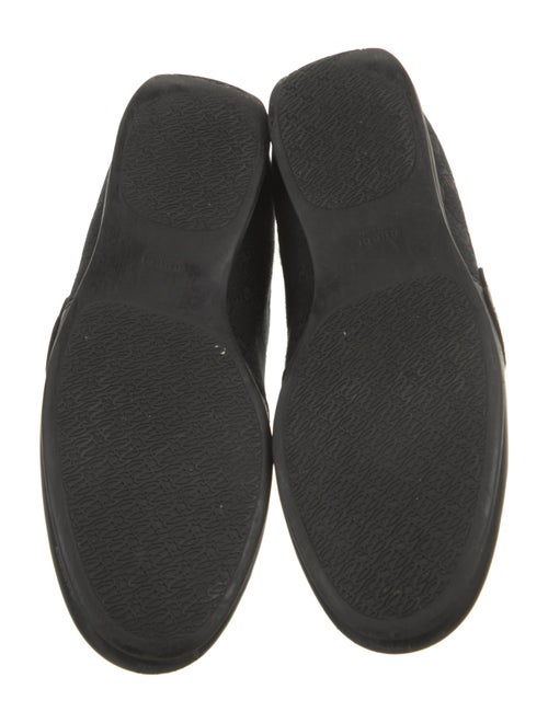 Gucci Canvas Leather Trim Embellishment Sneakers