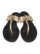 Gucci Marmont Double G Logo Flip Flops