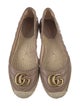 Gucci Double G Logo Leather Espadrilles