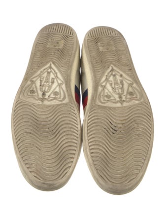 Gucci Sylvie Web Accent Leather Sneakers