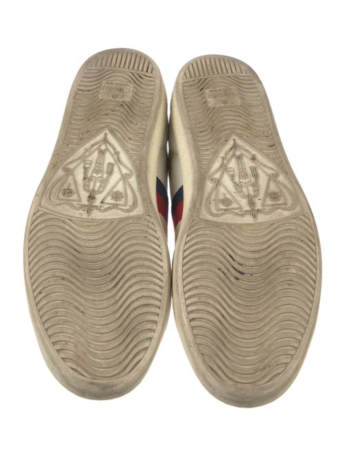 Gucci Sylvie Web Accent Leather Sneakers