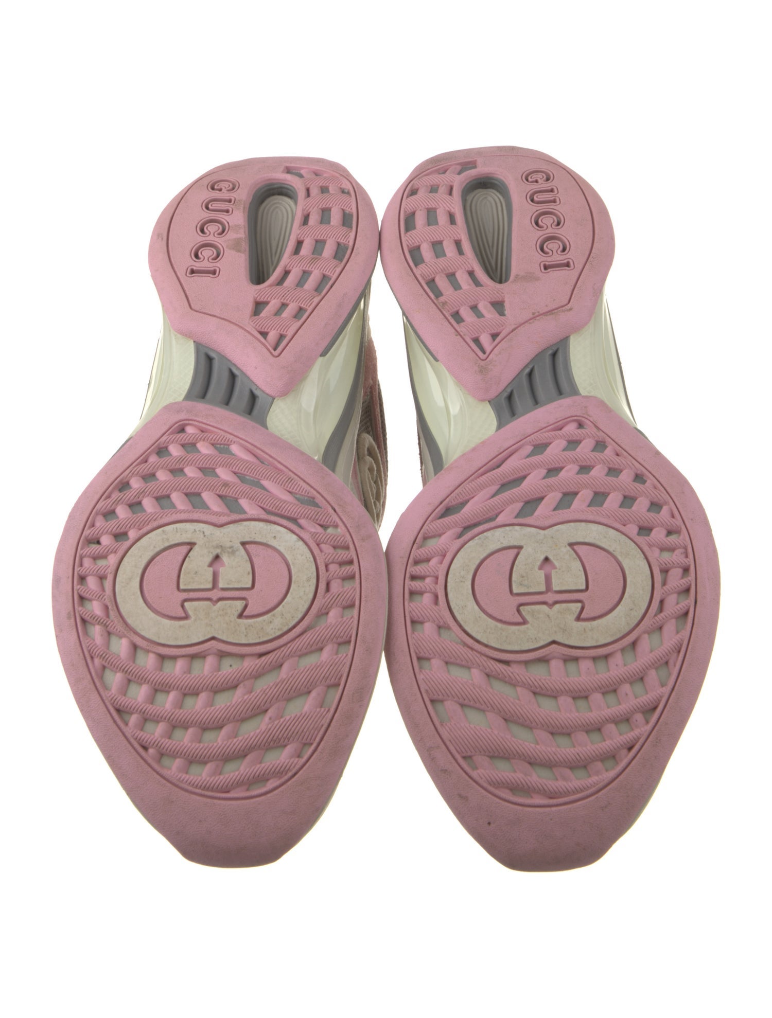 Gucci Interlocking G Logo Suede Sneakers