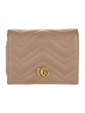 Gucci Double G Logo Leather Wallet