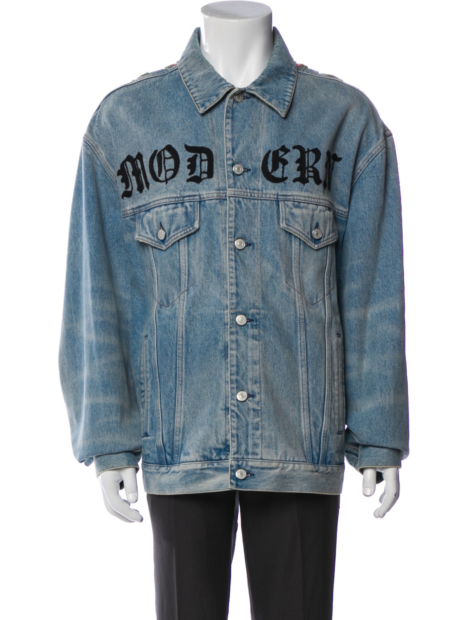 Gucci Web Accent Denim Jacket