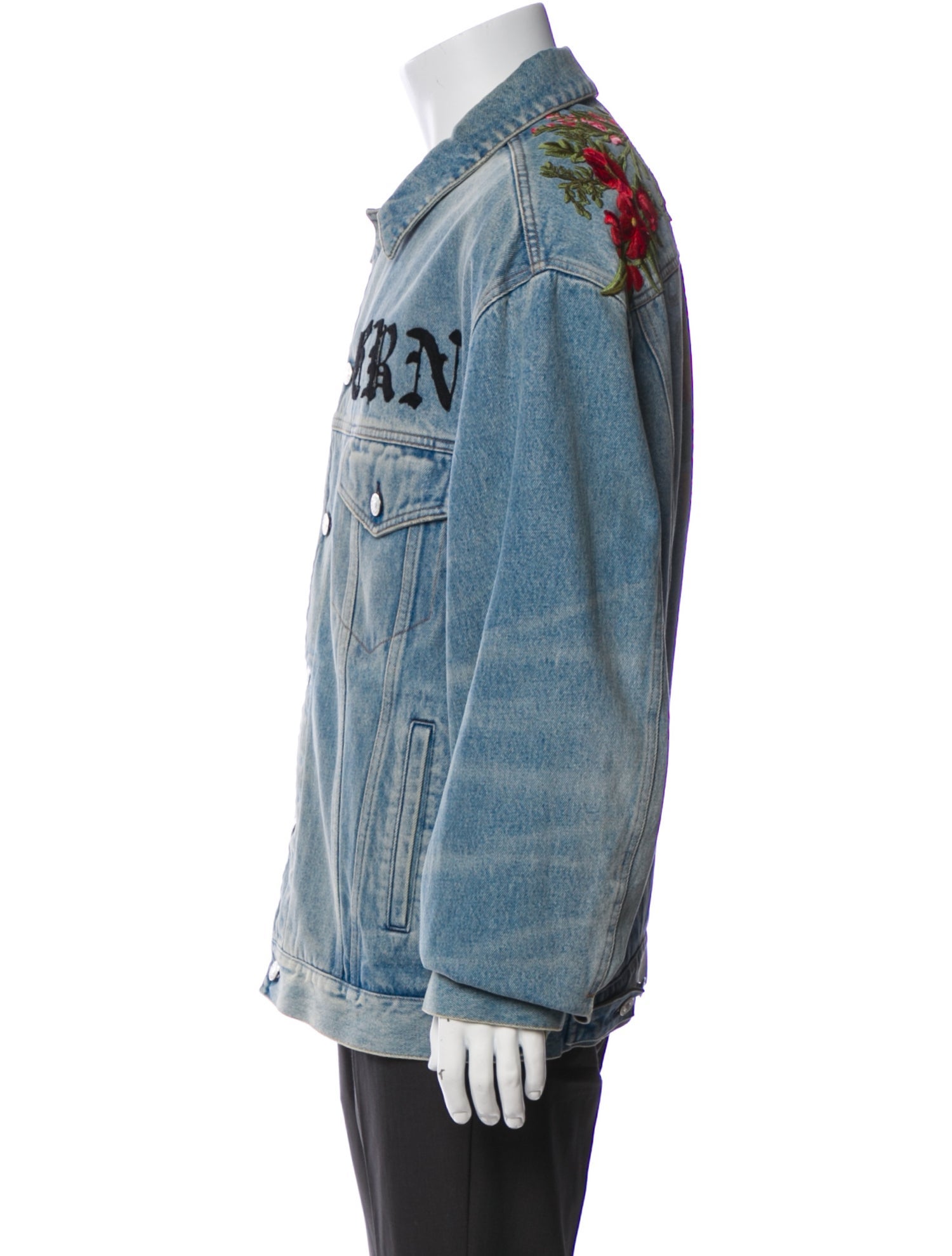 Gucci Web Accent Denim Jacket
