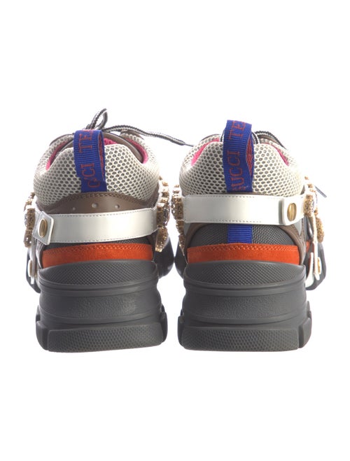Gucci Mesh Colorblock Pattern Chunky Sneakers