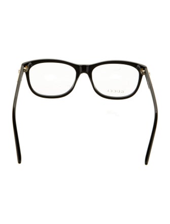 Gucci Web Accent Wayfarer Eyeglasses
