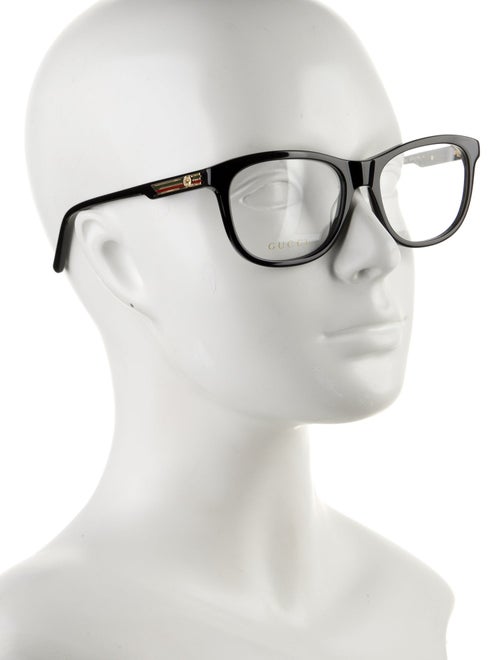 Gucci Web Accent Wayfarer Eyeglasses