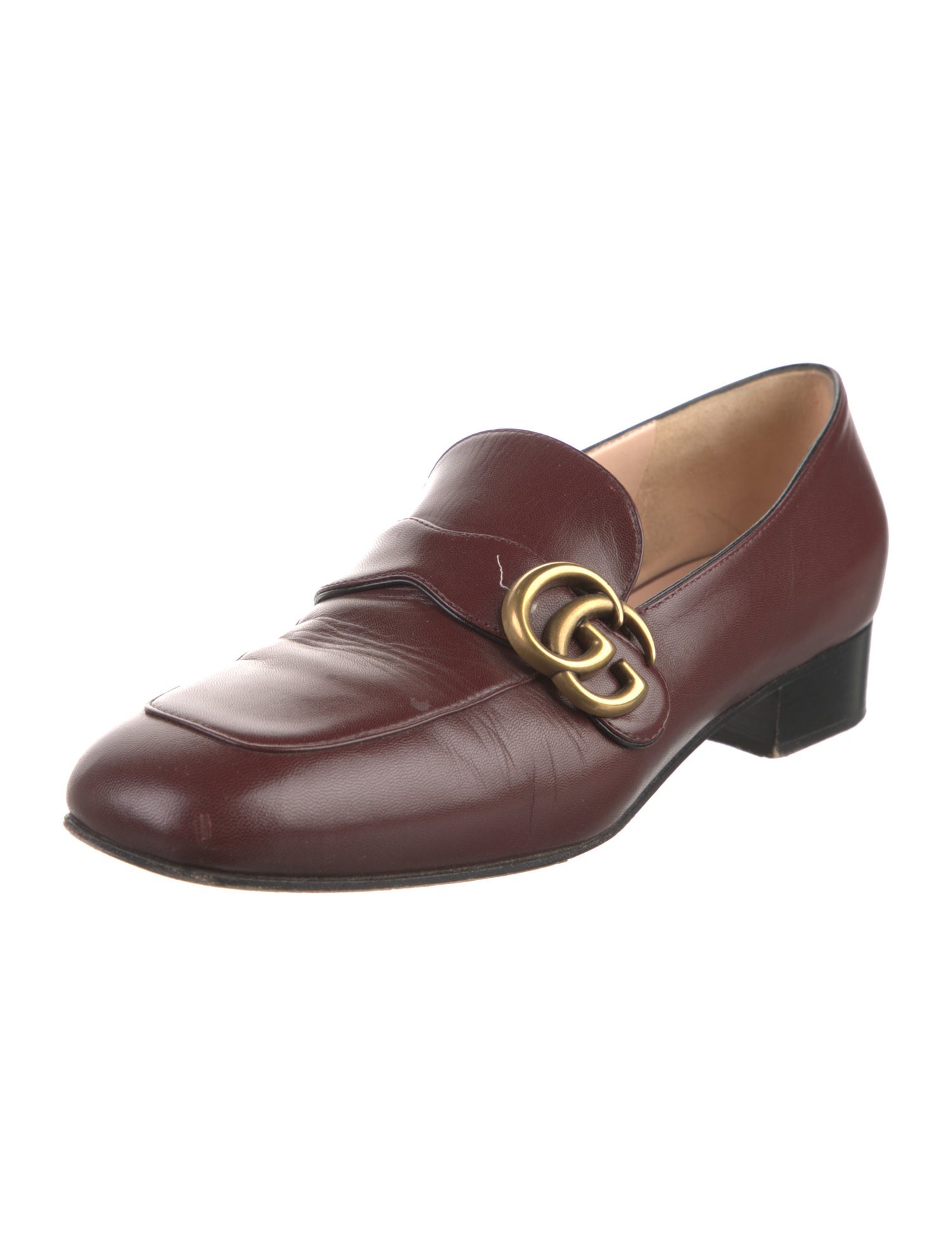 Gucci Marmont GG Logo Loafers