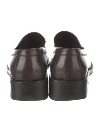 Gucci Horsebit Accent Leather Loafers