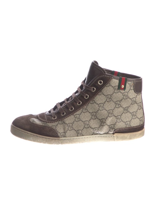 Gucci Web Accent Printed Sneakers