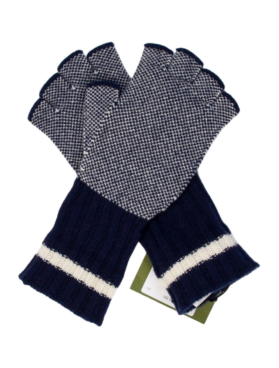 Gucci Jumbo GG Fingerless Gloves w/Tags