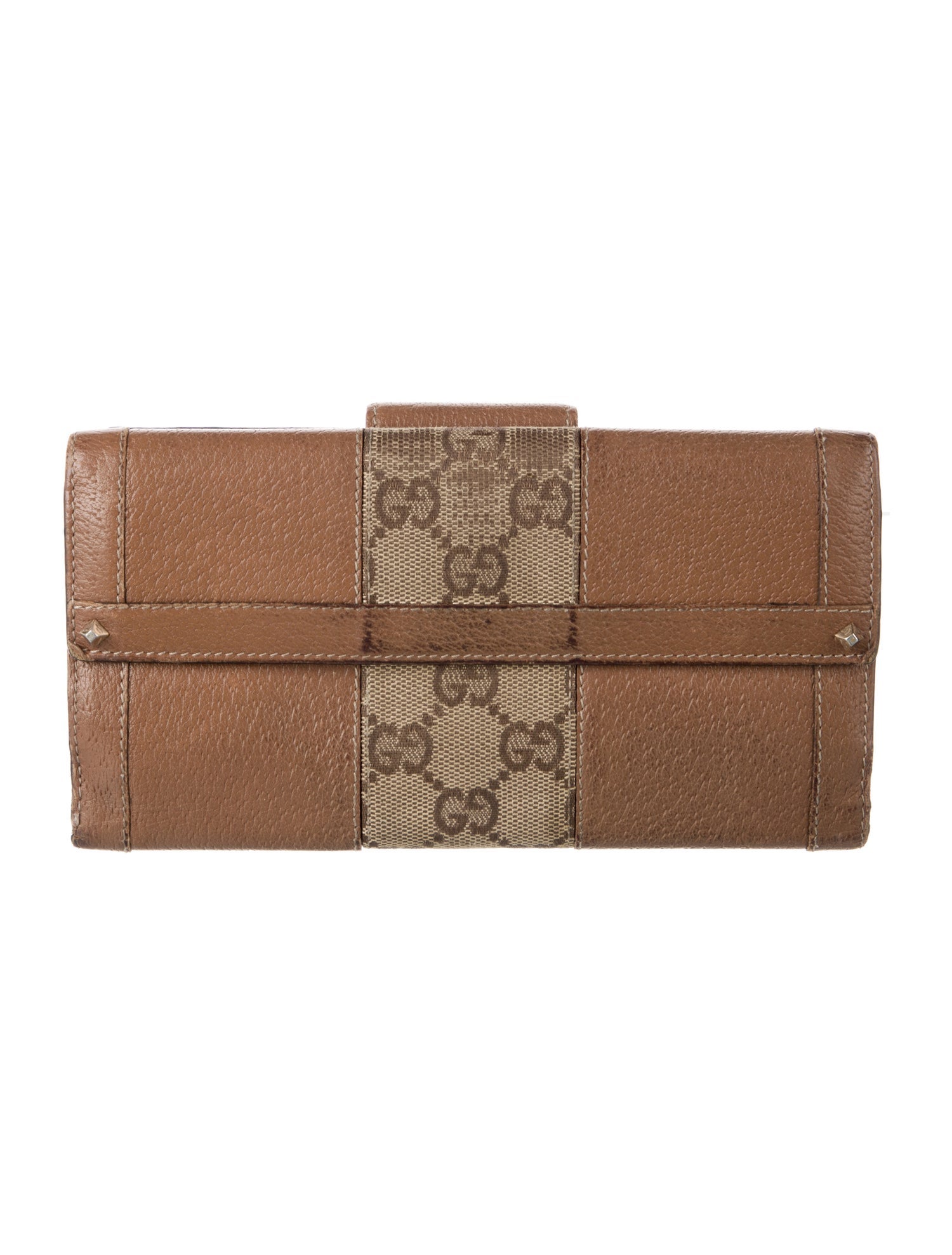 Gucci Vintage GG Canvas Continental Wallet