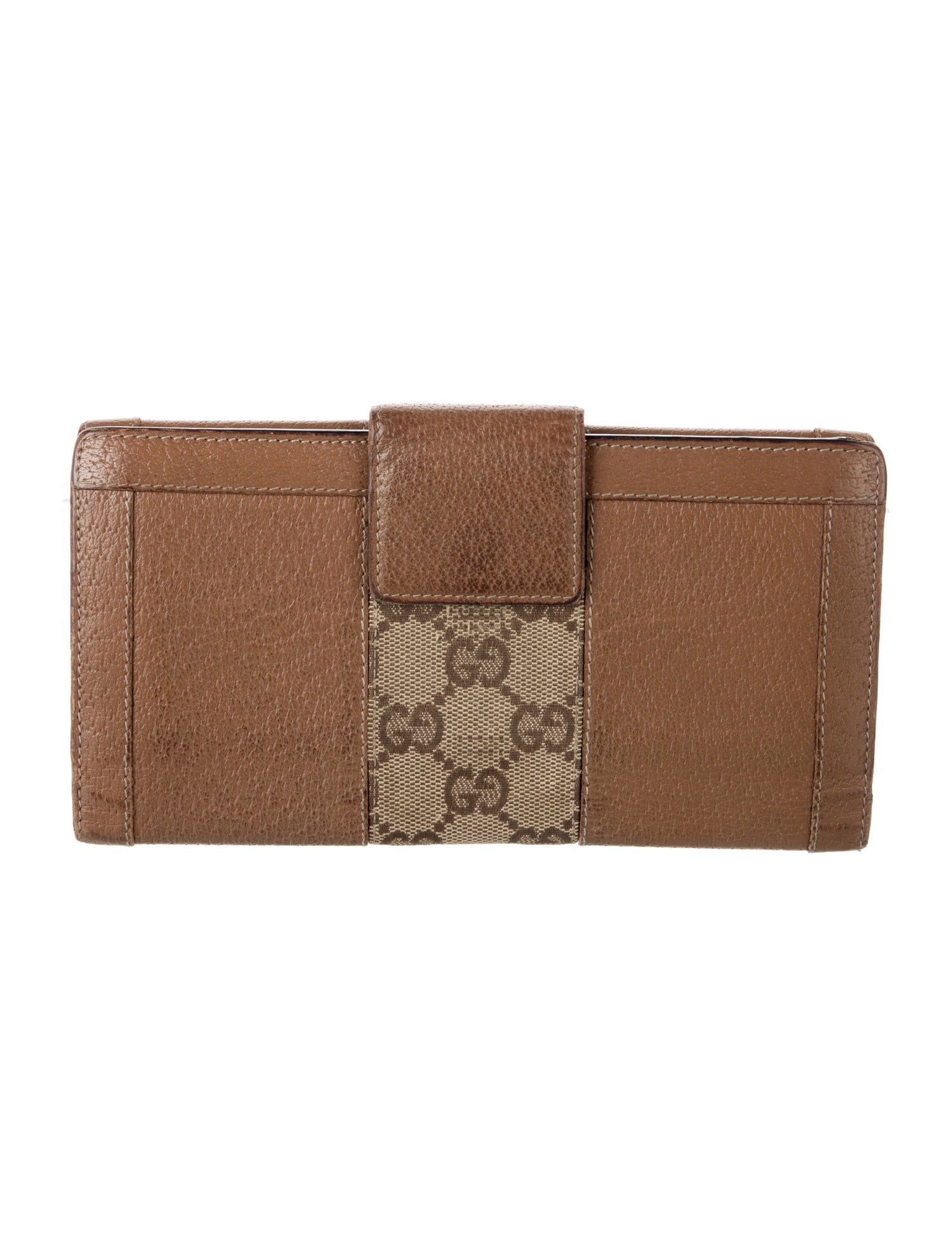 Gucci Vintage GG Canvas Continental Wallet