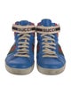 Gucci Leather Colorblock Pattern Sneakers