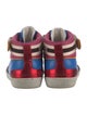 Gucci Leather Colorblock Pattern Sneakers