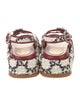Gucci Tweed Tweed Pattern Slingback Sandals