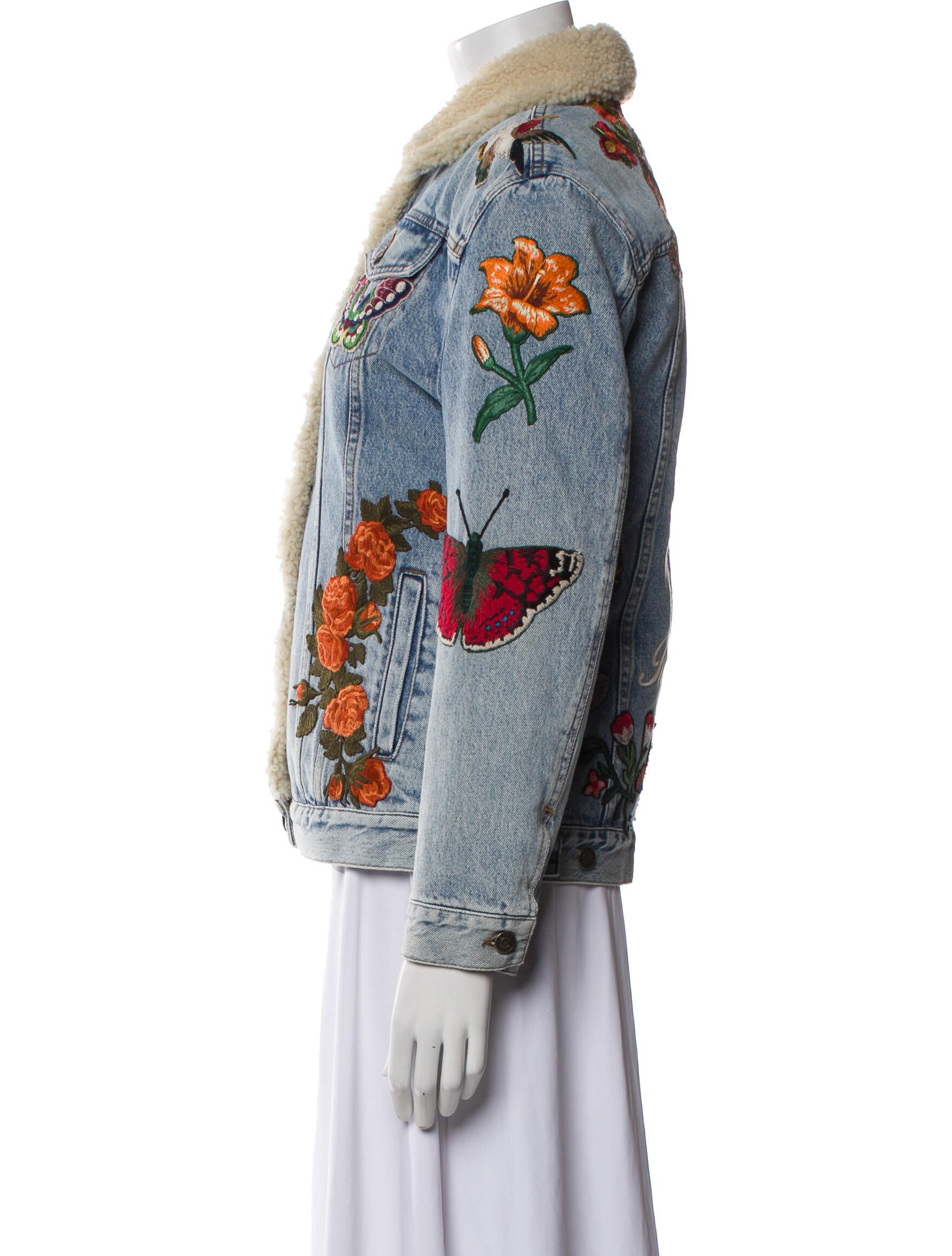 Gucci 2016 Printed Fur Jacket