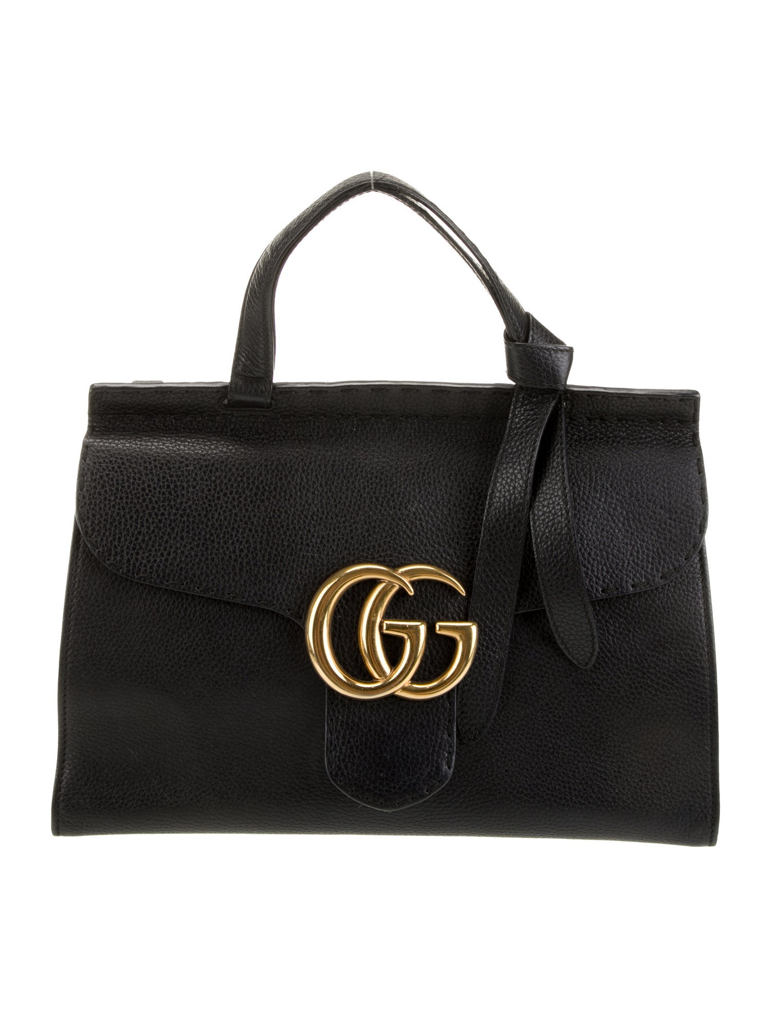Gucci Leather Top Handle Bag