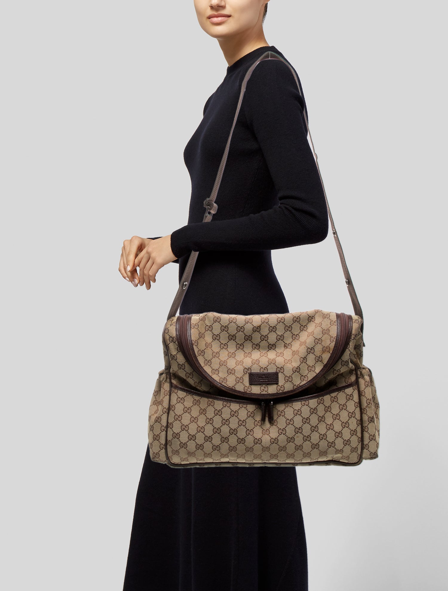 Gucci GG Canvas Messenger Bag