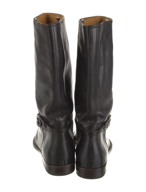 Gucci Leather Moto Boots