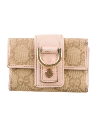 Gucci Pattern Print Wallet Keychain