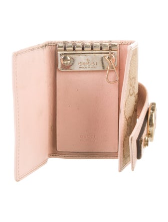 Gucci Pattern Print Wallet Keychain