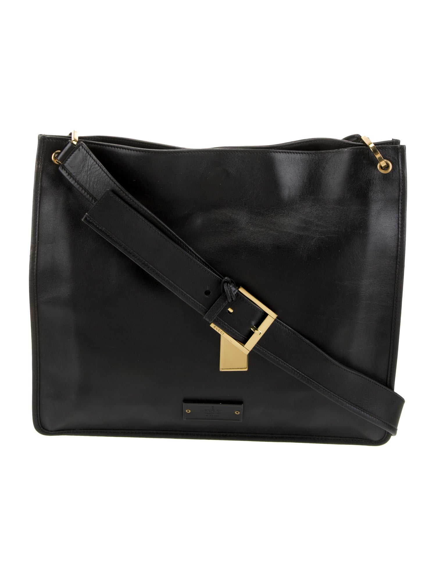 Gucci Leather Messenger Bag