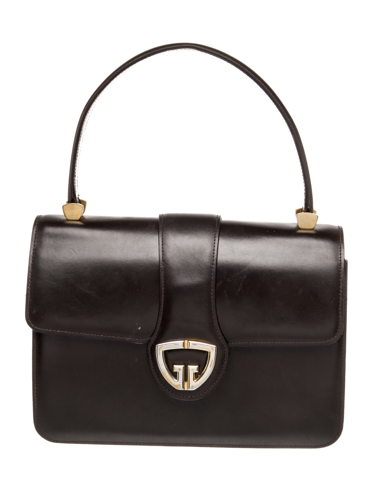 Gucci Leather Top Handle Bag