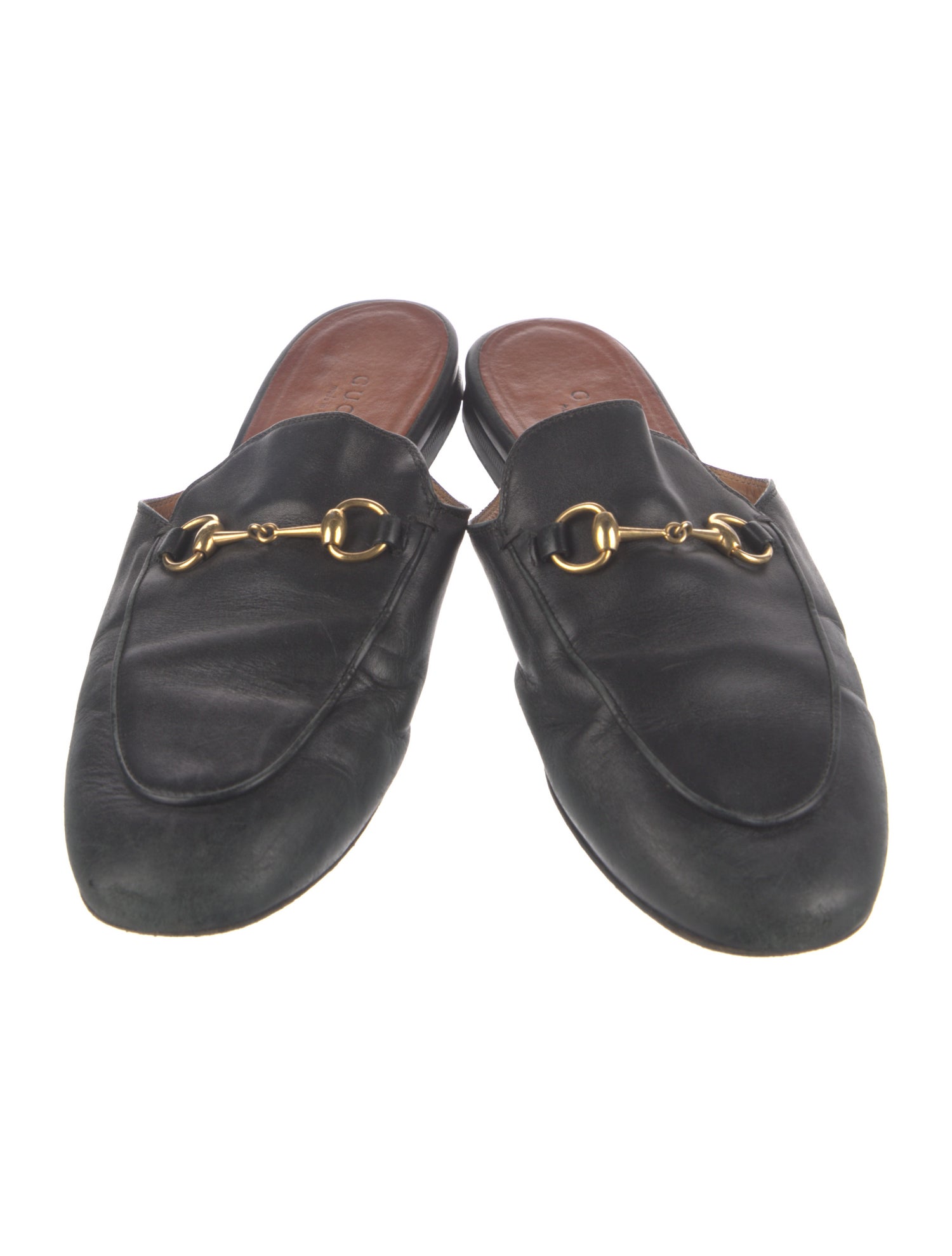 Gucci Princetown Horsebit Accent Mules