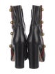 Gucci Interlocking G Logo Leather Boots