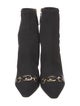 Gucci Interlocking G Horsebit Nylon Sock Boots