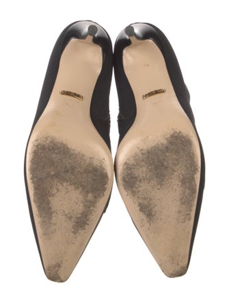 Gucci Interlocking G Horsebit Nylon Sock Boots