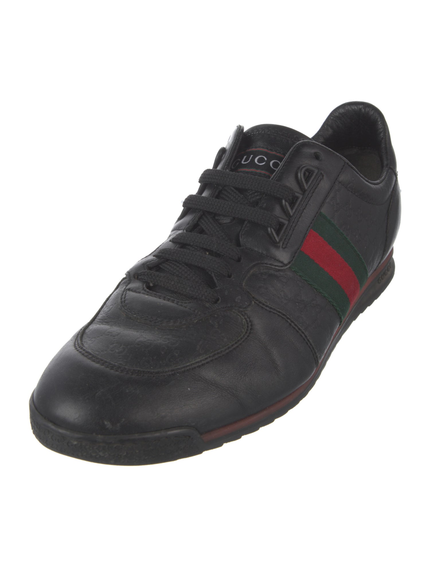Gucci GG Canvas Leather Sneakers
