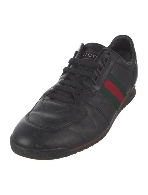 Gucci GG Canvas Leather Sneakers