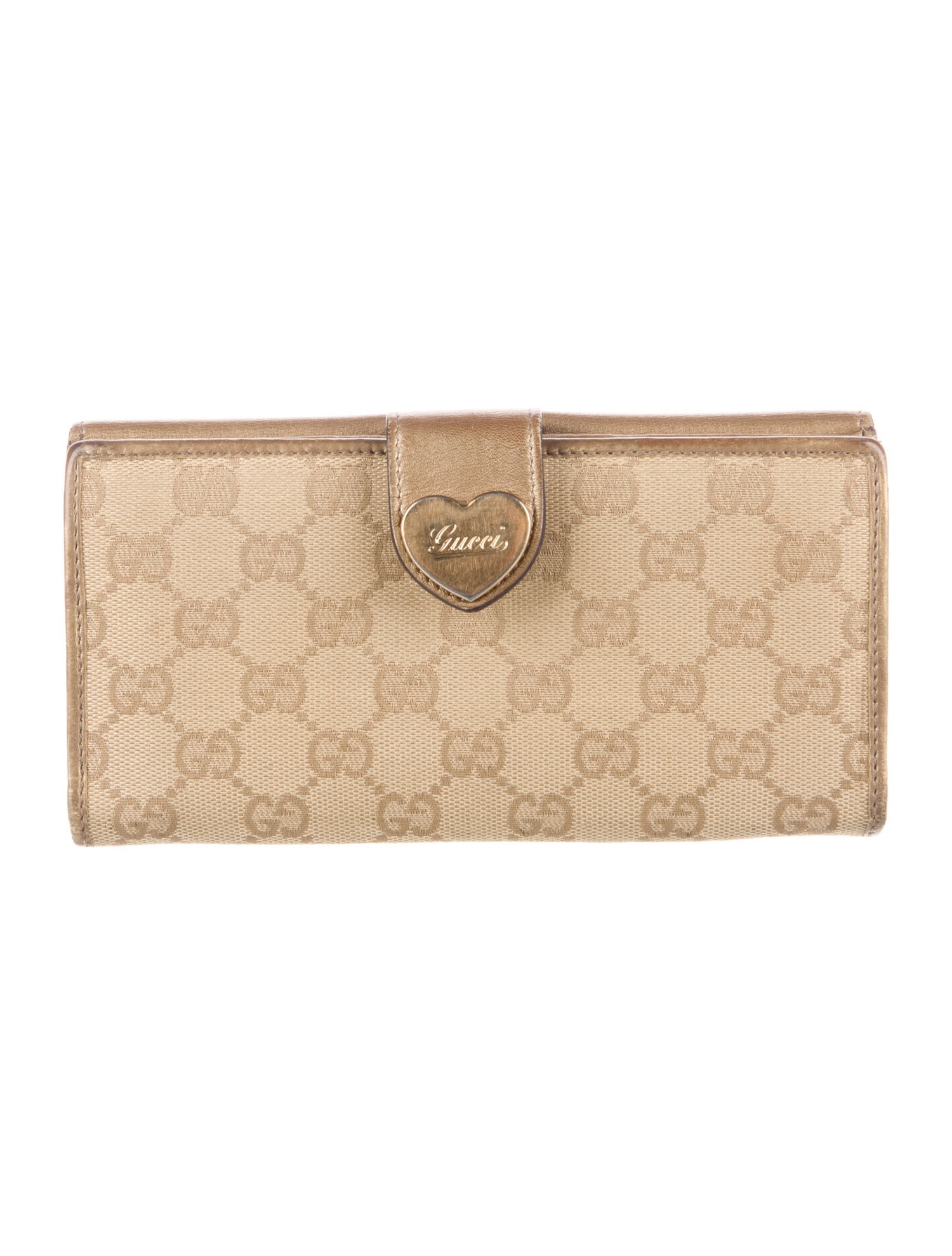 Gucci GG Canvas Canvas French Purse