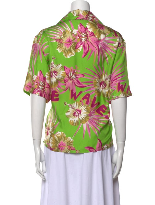 Gucci 2022 Silk Button-Up Top