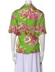 Gucci 2022 Silk Button-Up Top