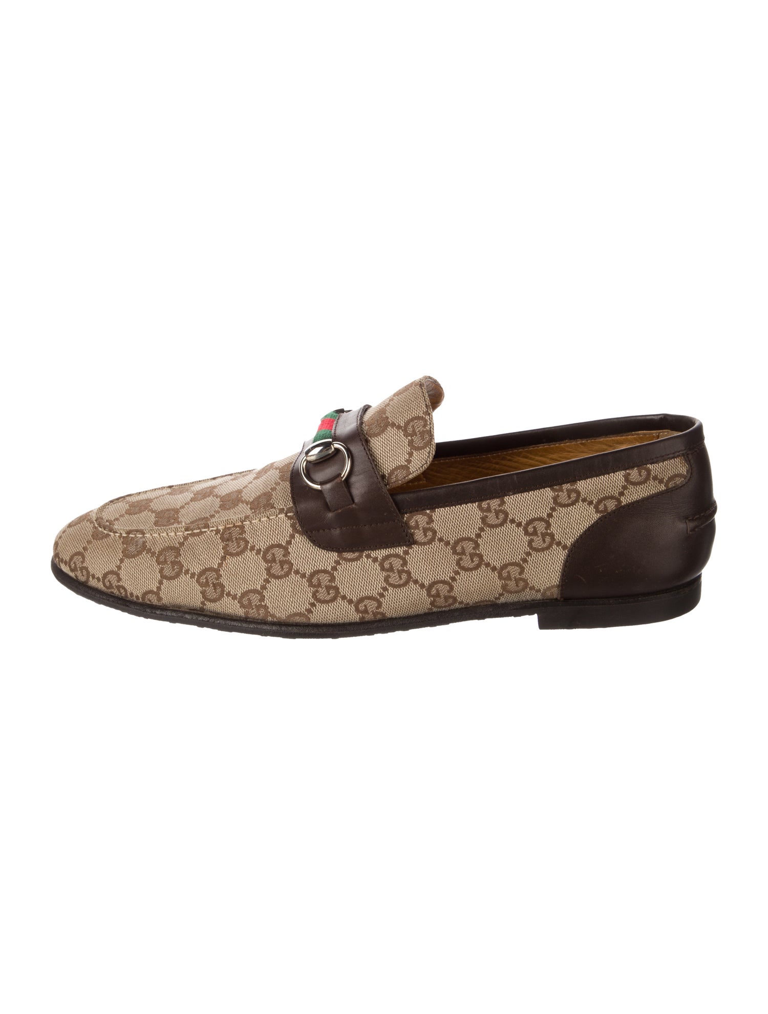 Gucci GG Canvas Canvas Loafers