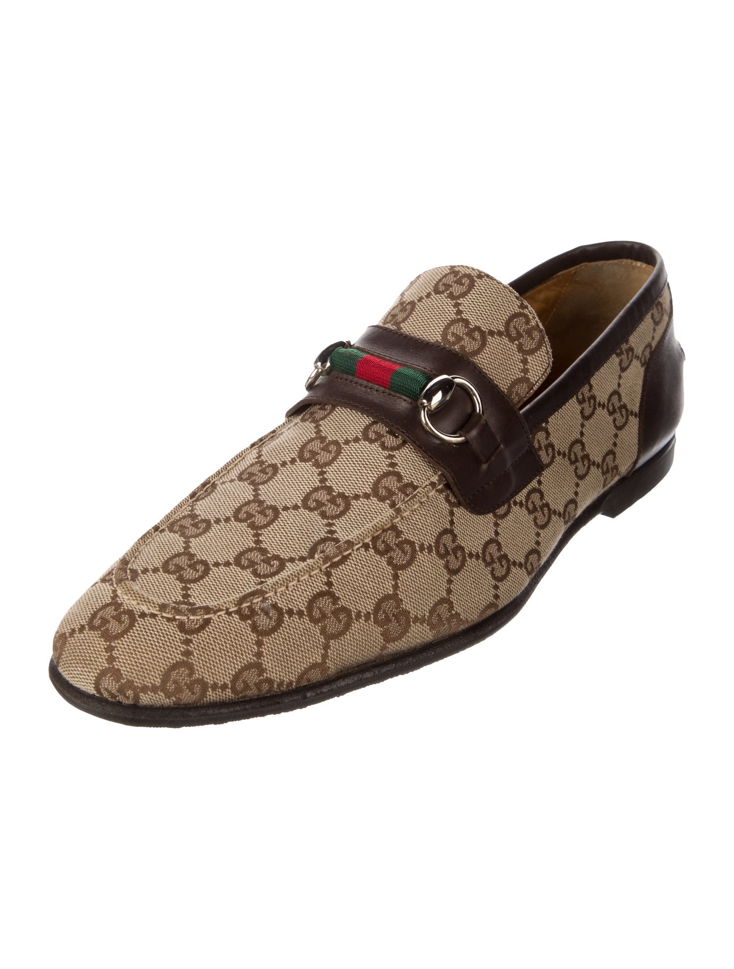 Gucci GG Canvas Canvas Loafers