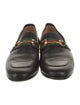 Gucci Web Accent Leather Dress Loafers