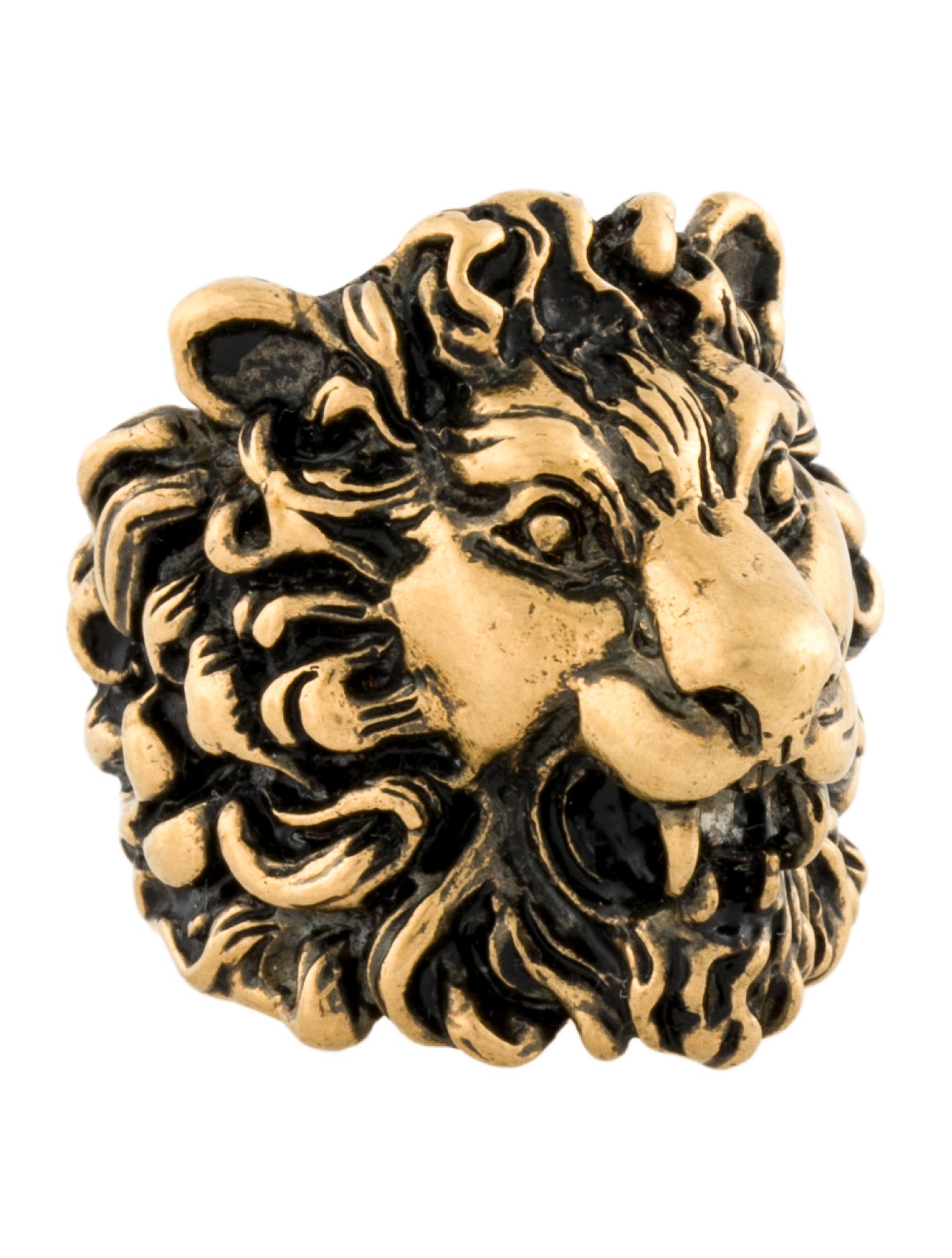 Gucci Lion Head Cocktail Ring