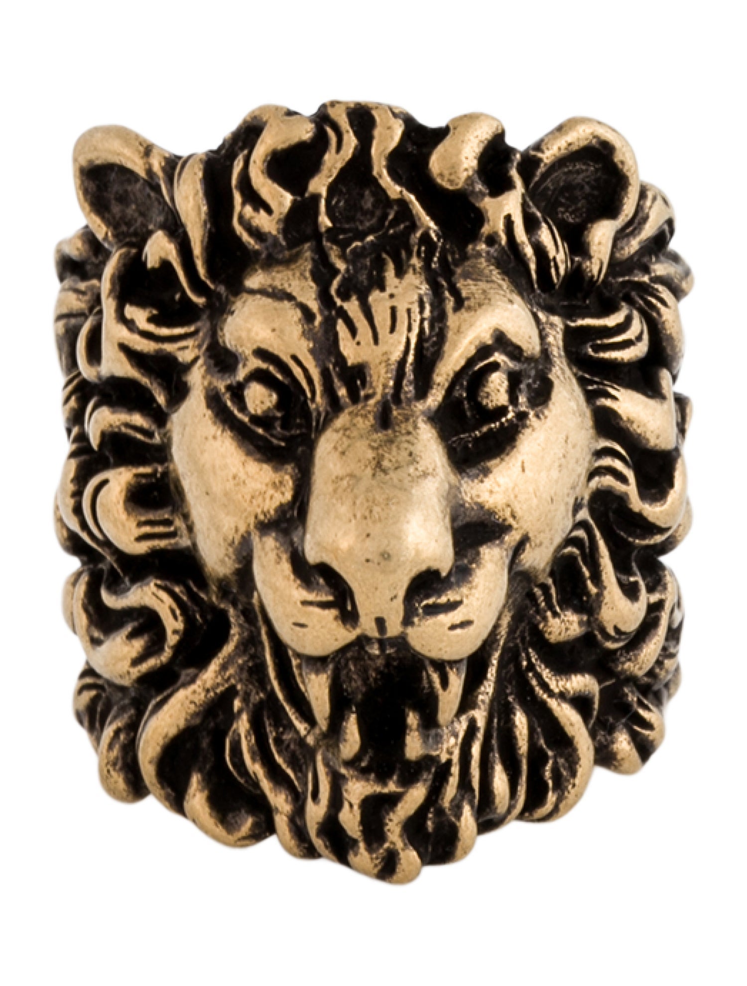 Gucci Lion Head Cocktail Ring