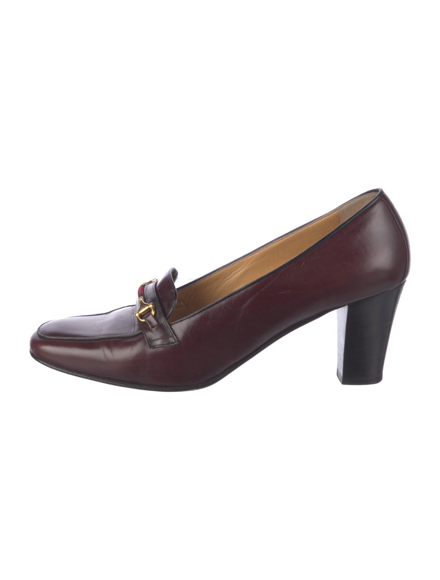 Gucci Vintage Horsebit Accent Pumps