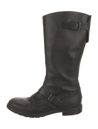 Gucci Leather Moto Boots