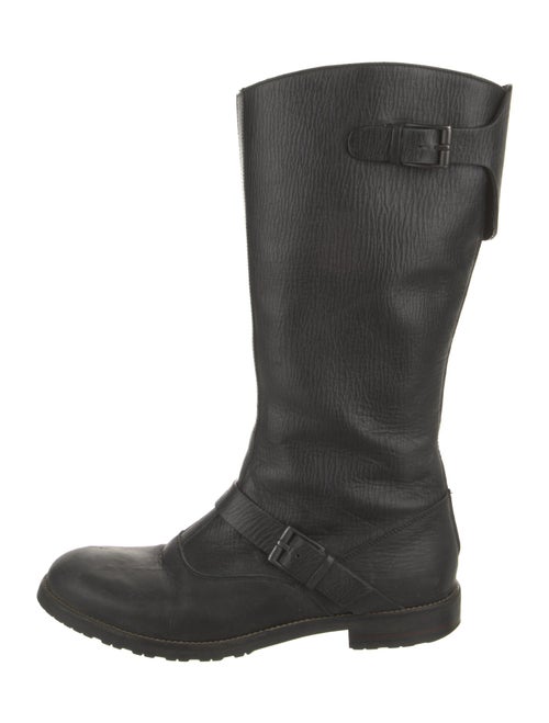 Gucci Leather Moto Boots